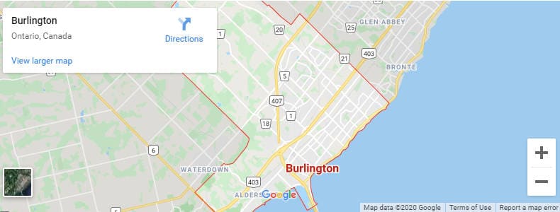 burlington map