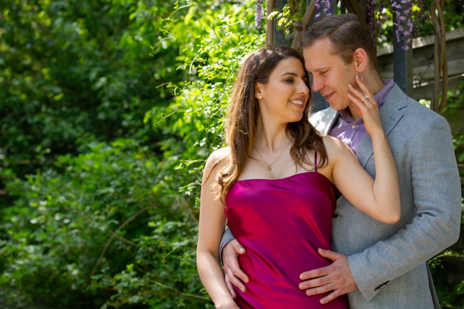 Summer Engagement Session at Edwards Gardens with Genevive & Basil